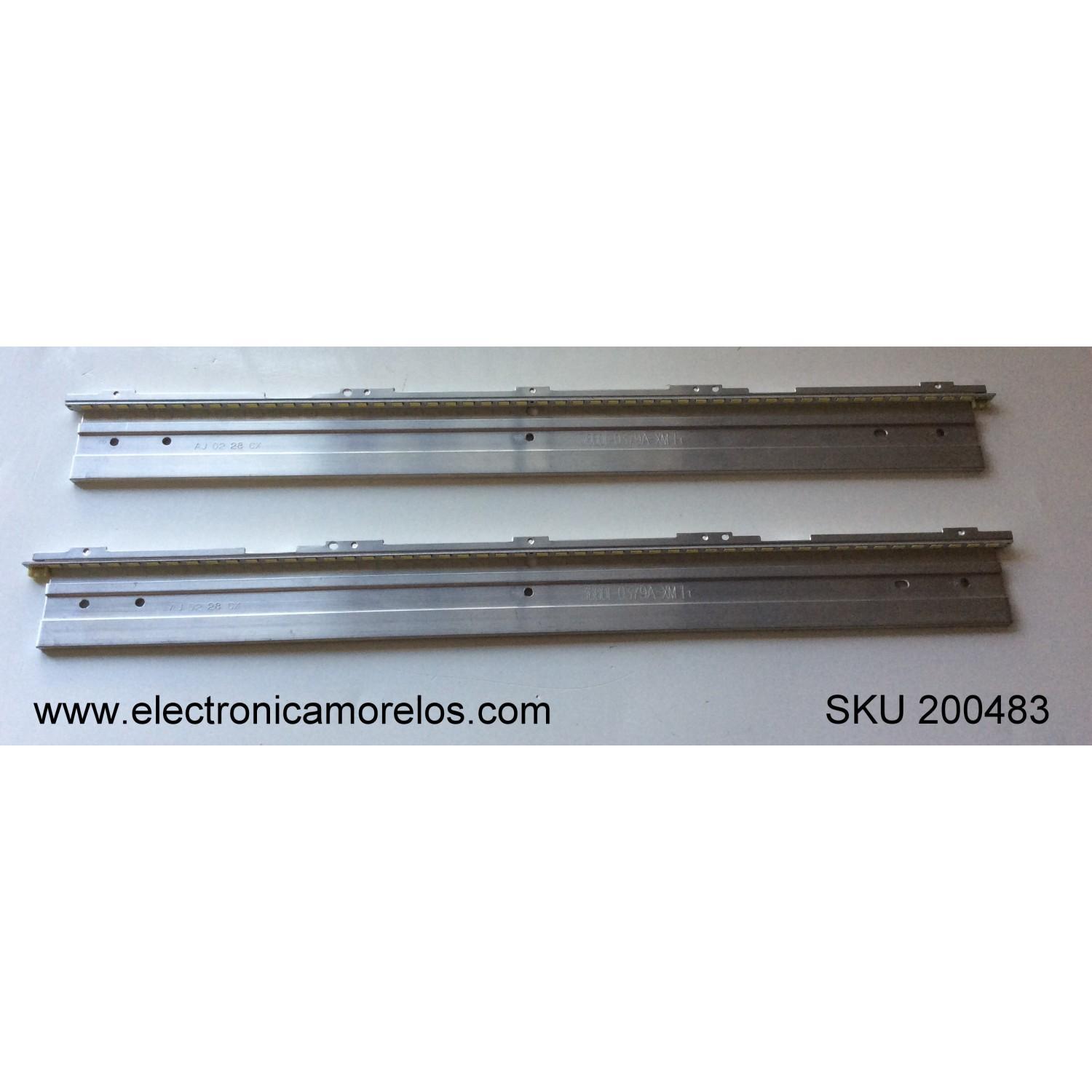 KIT DE LED PARA TV / LG DISPLAY LC370EUG(LD)(A6) / 3660L-0379A-XM1 / AJ 02 28 CX / 37" V6 EDGE FHD REV1.0 1 R-TYPE / 37" V6 EDGE FHD REV1.0 1 L-TYPE / MODELO E370VT